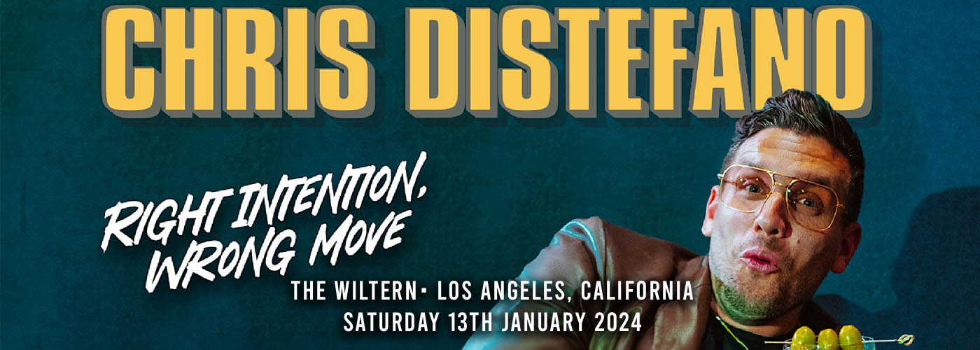 Chris Distefano Tickets 13th January The Wiltern Tickets The Wiltern